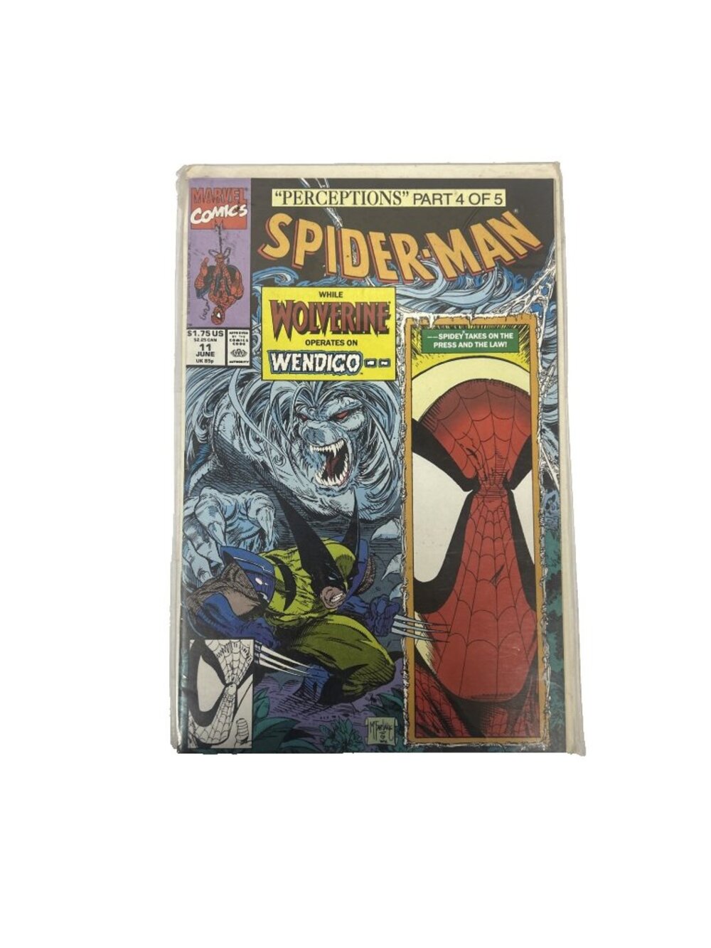 Marvel Comics Comic Book Spider Man Perceptions Part 4 Of 5 #11 June Comic Book